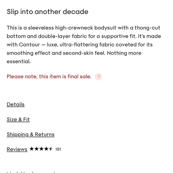 NWT Babaton Contour 90s Bodysuit XS Limited Edition White Thong Bottom Aritzia - Picture 9 of 11